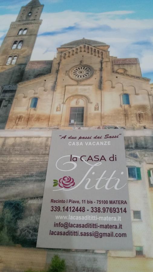 Ferienwohnung La Casa Di Titti Matera Exterior foto